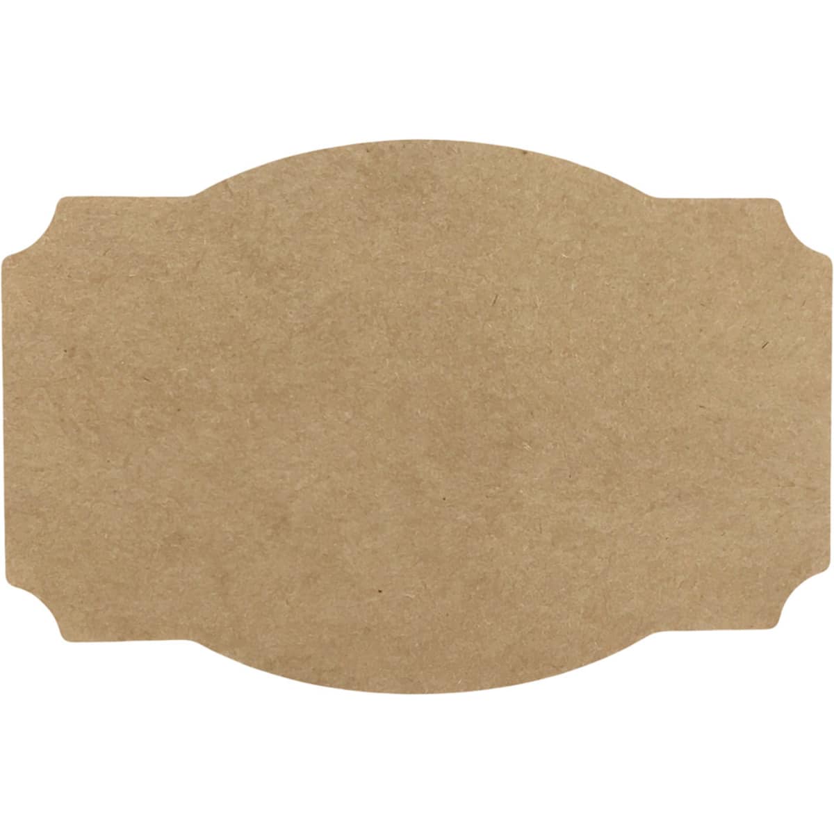 Minimalist Blank Natural Brown Kraft Gift Tag Stickers QTY 100