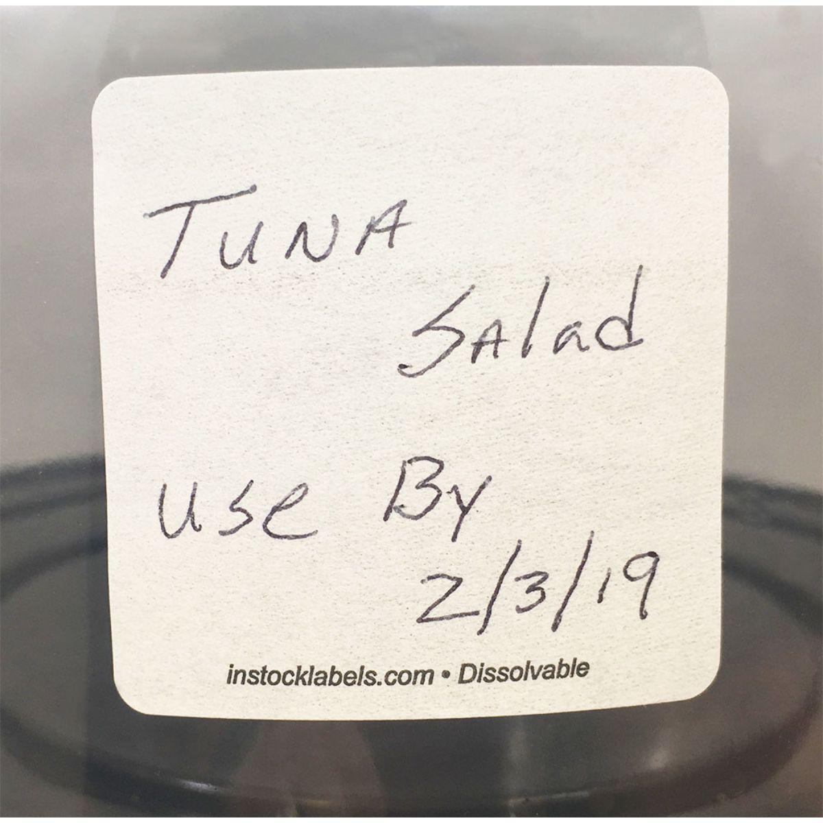 Dissolvable Writable Blank Stickers Square 2" QTY 500