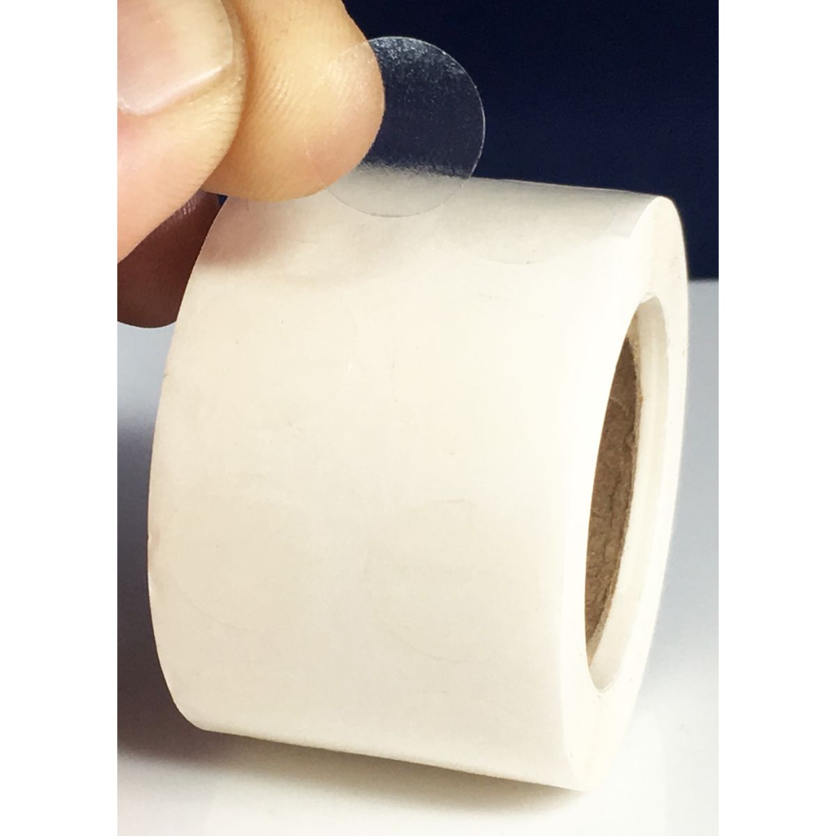 Small Ultra Clear Wafer Seals 1/2" Round Quantity 1,000