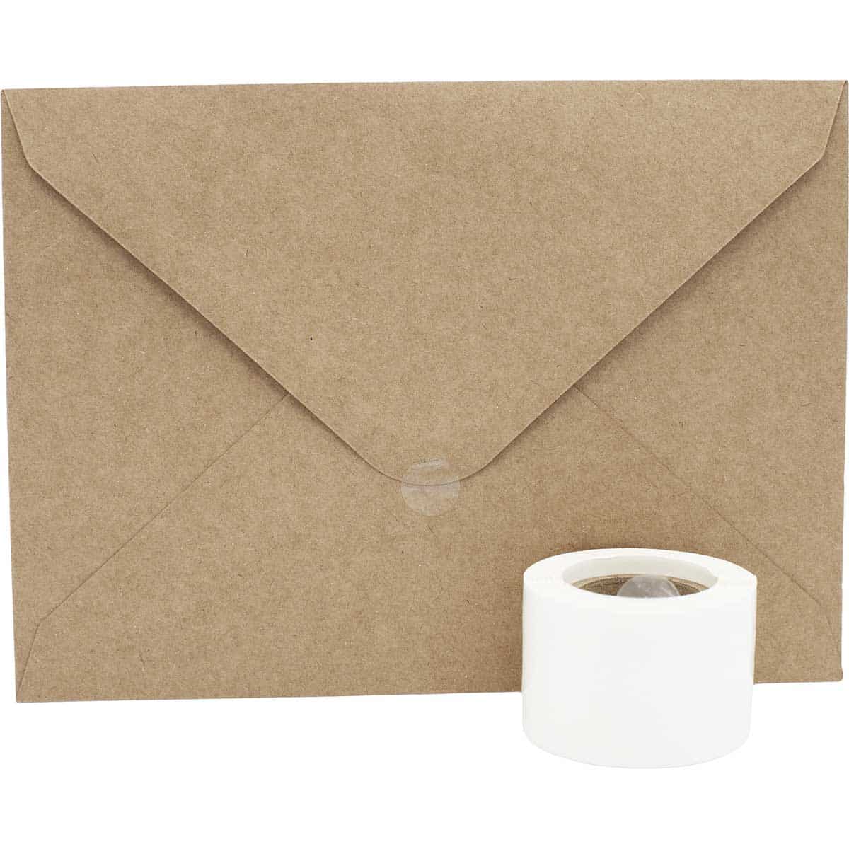 Small Ultra Clear Wafer Seals 1/2" Round Quantity 1,000