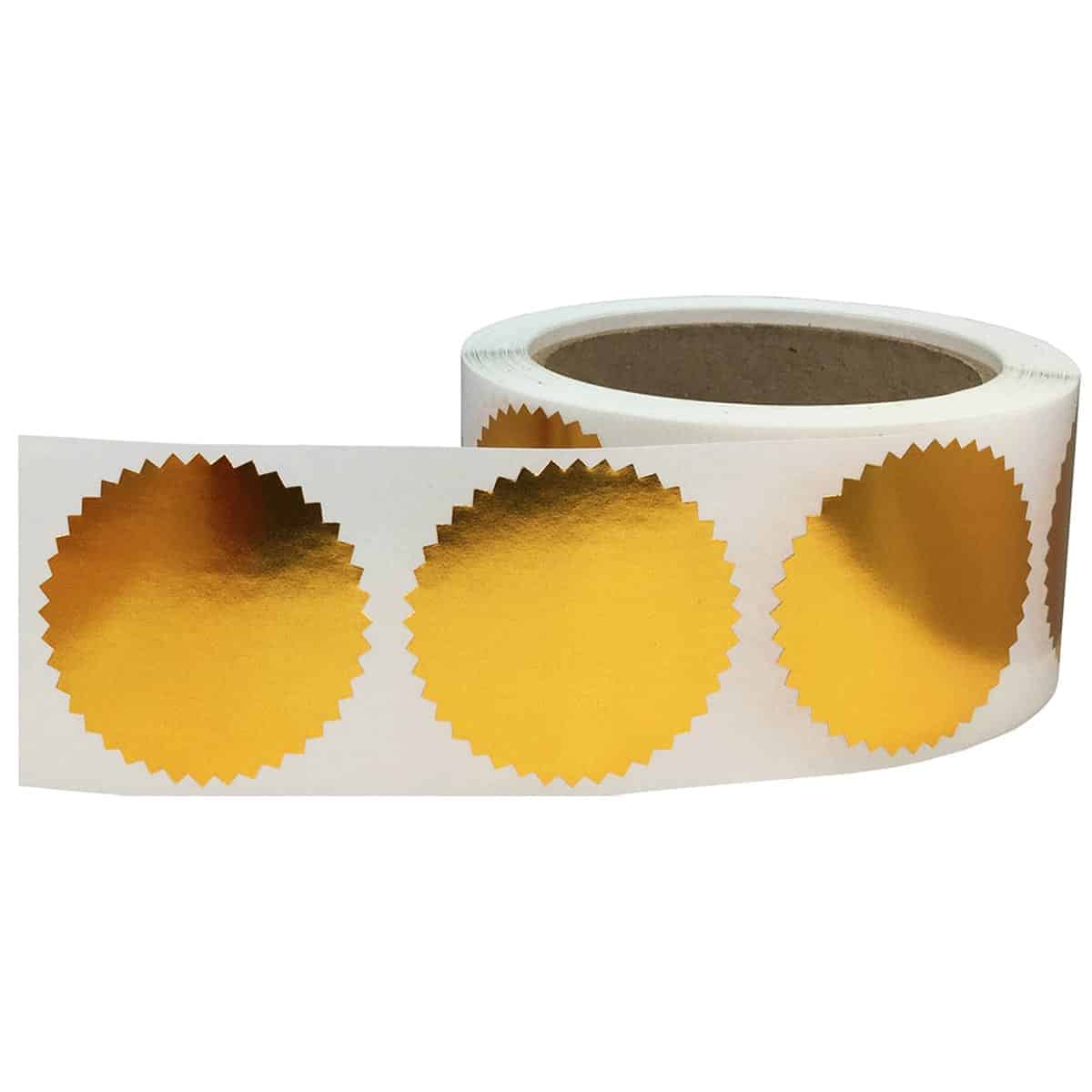 Bronze Stickers 2" Round QTY 500 Bronze Stickers 2" Round QTY 500