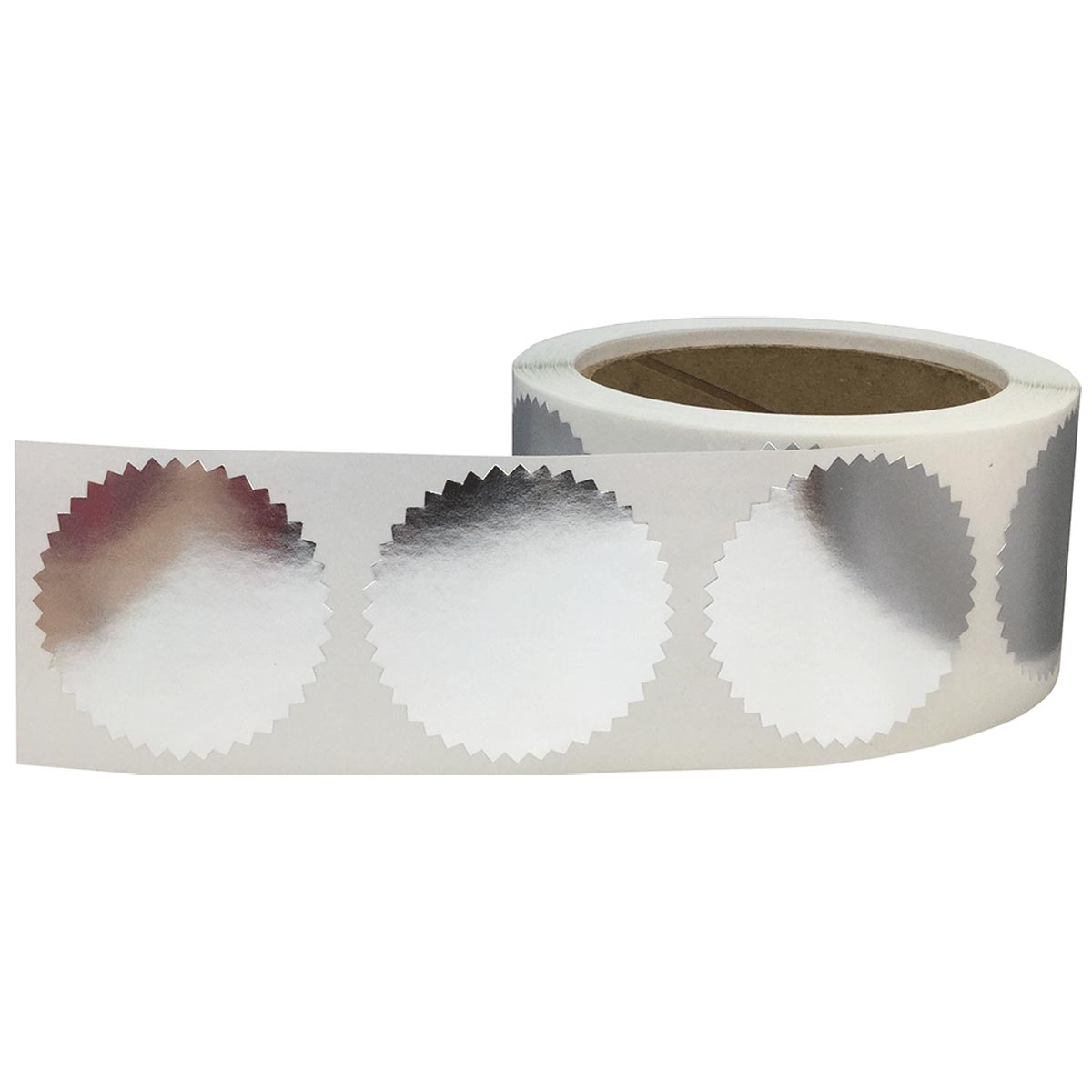 Silver Stickers 2" Round QTY 500 Silver Stickers 2" Round QTY 500