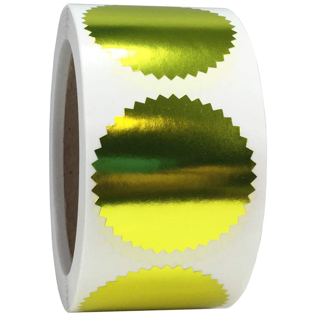 Gold Stickers 2" Round QTY 500