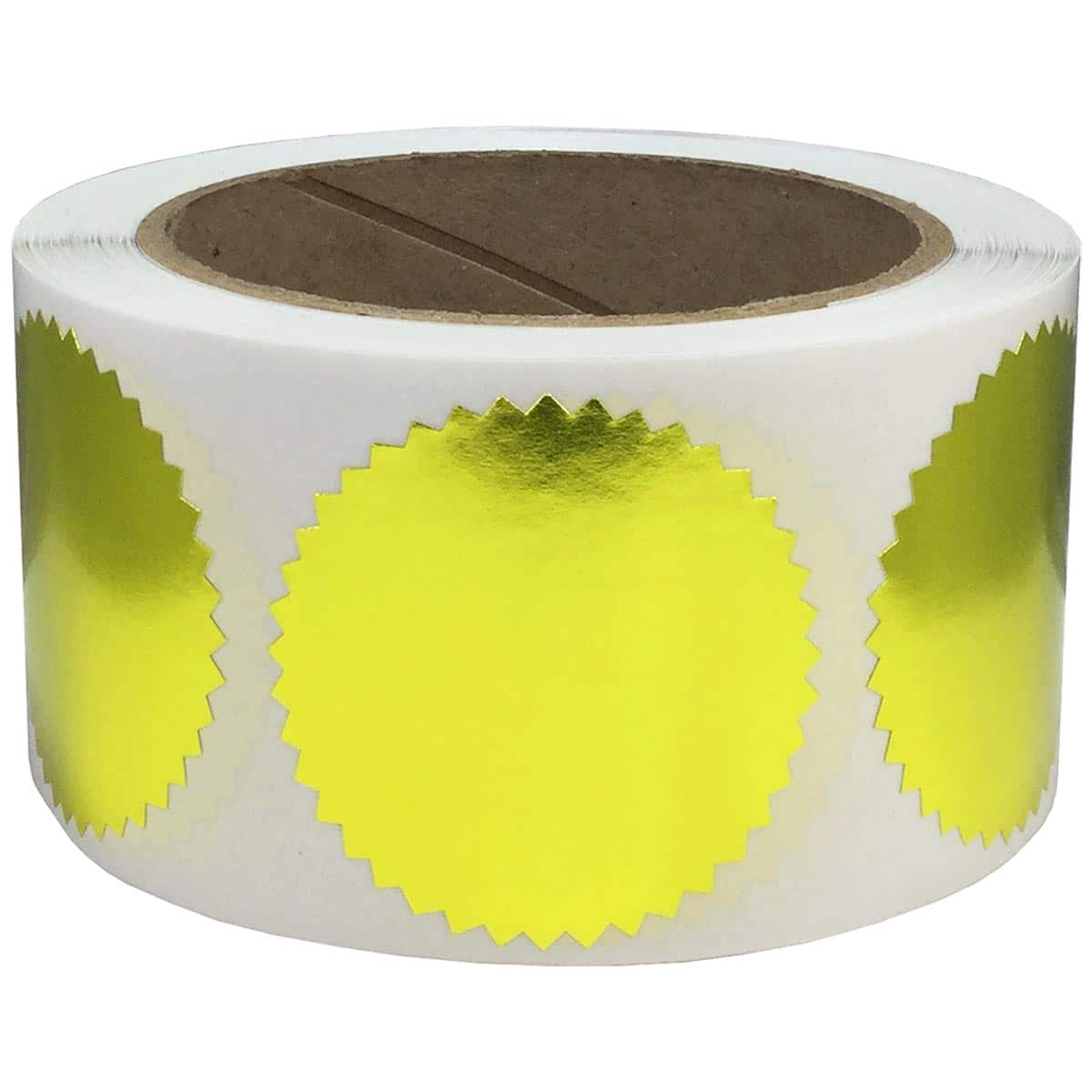 Gold Stickers 2" Round QTY 500