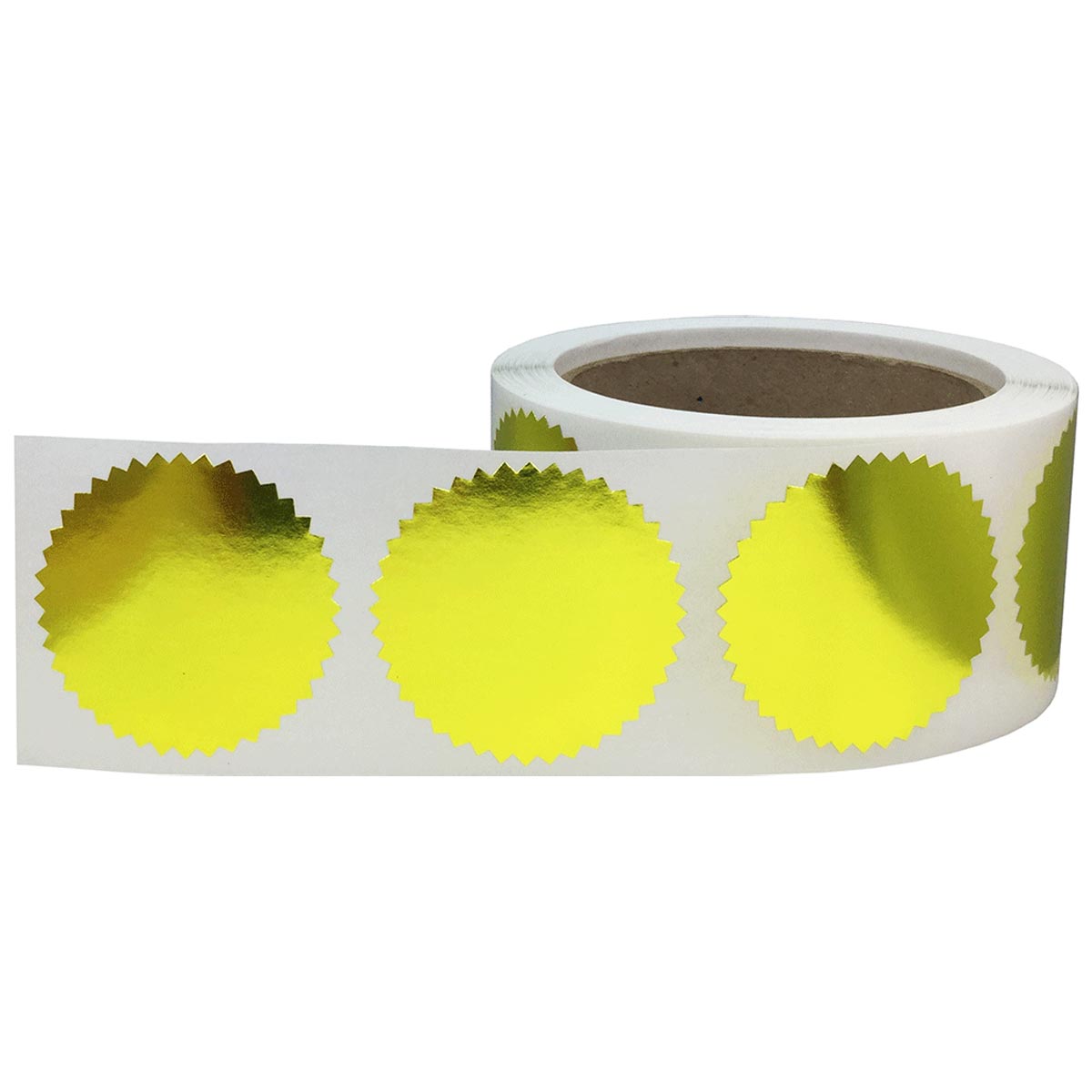 Gold Stickers 2" Round QTY 500