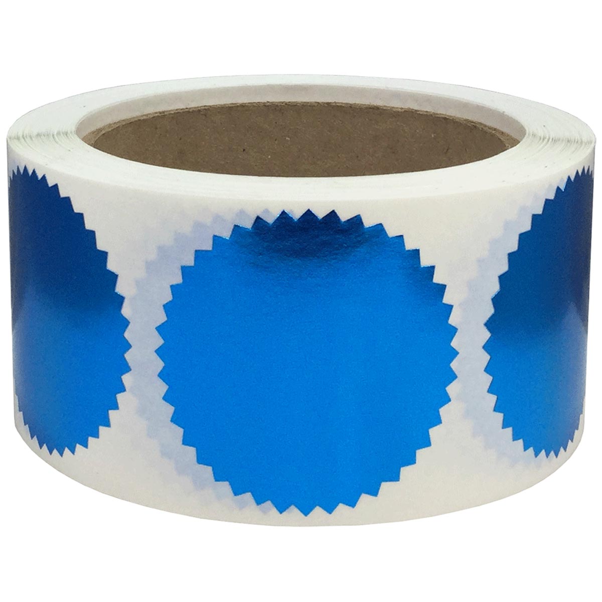 Metallic Blue Stickers 2" Round QTY 500 Metallic Blue Stickers 2" Round QTY 500