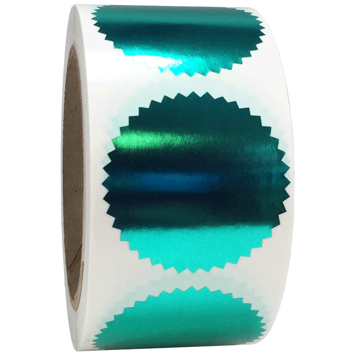 Metallic Green Stickers 2" Round QTY 500 Metallic Green Stickers 2" Round QTY 500