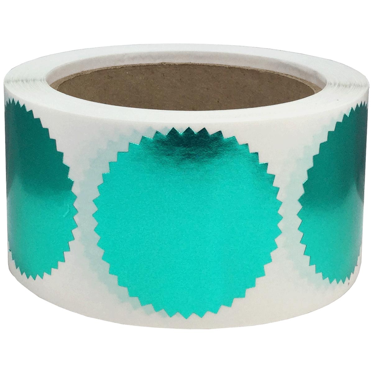 Metallic Green Stickers 2" Round QTY 500 Metallic Green Stickers 2" Round QTY 500