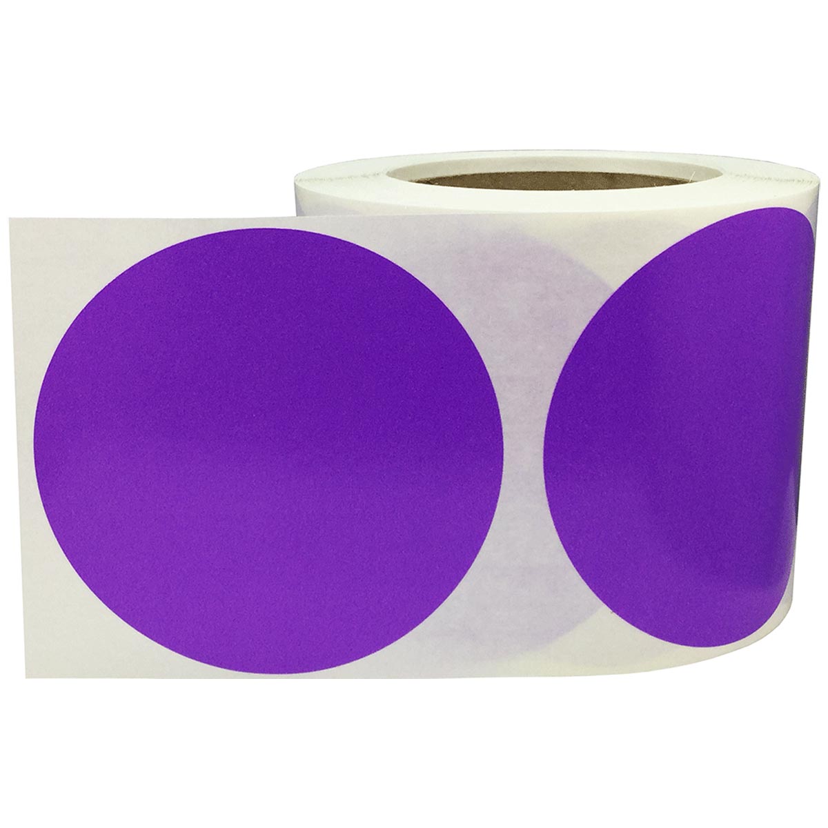 Purple Stickers 4" Round QTY 500 Purple Stickers 4" Round QTY 500