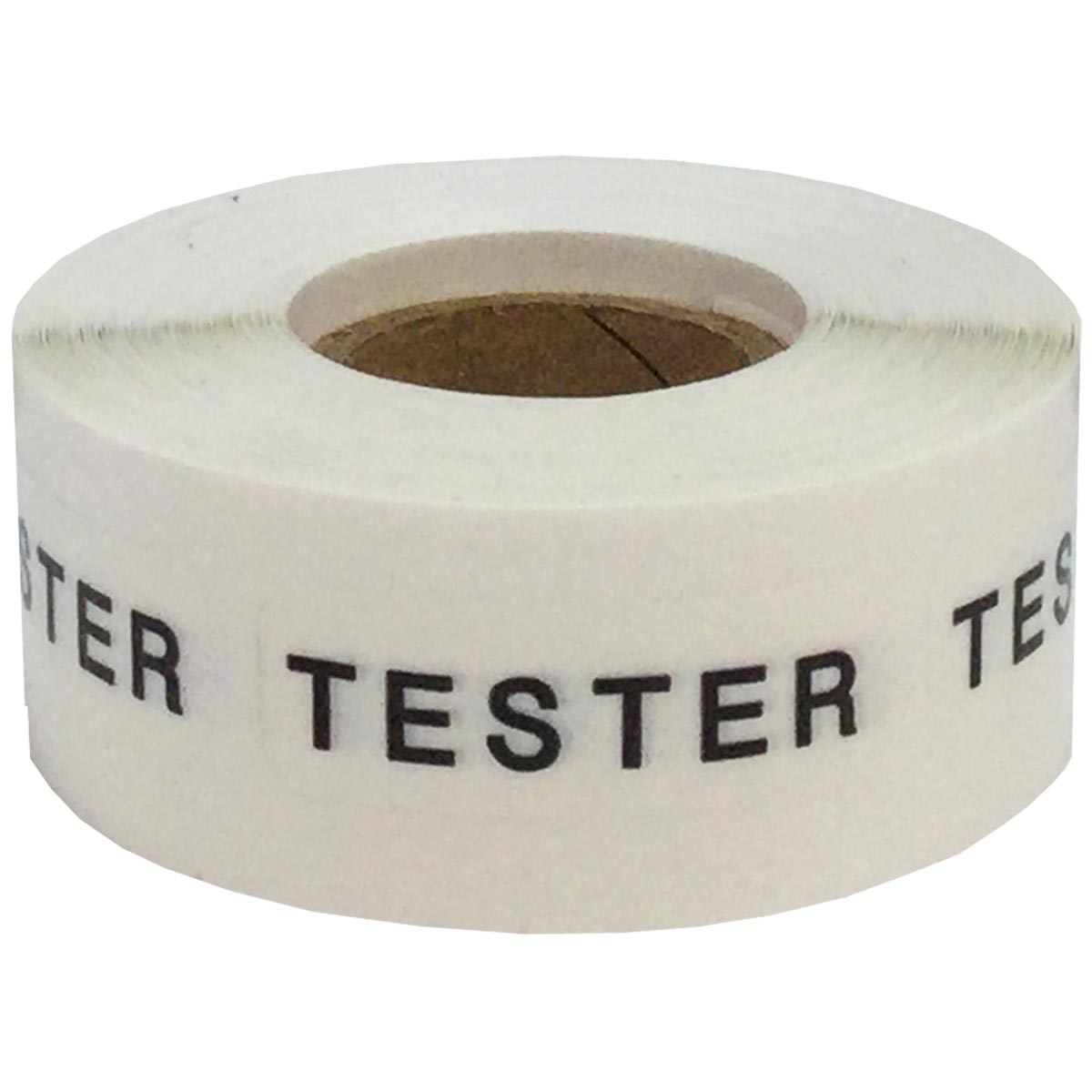 Clear Tester Stickers 0.5" x 1.5" Quantity 500