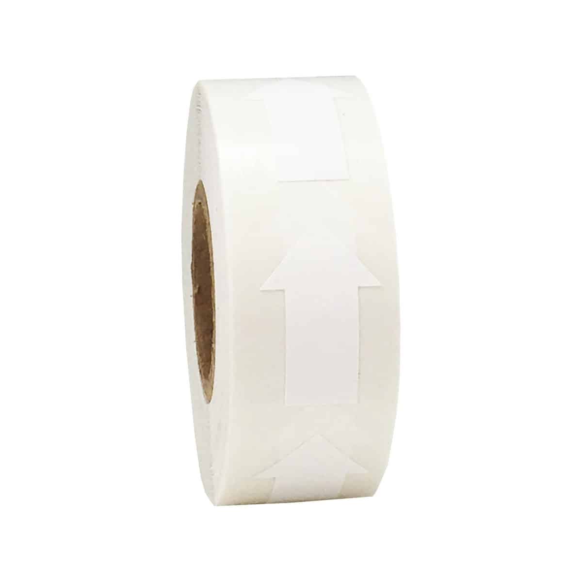 White Arrow Stickers 1" QTY 500 White Arrow Stickers 1" QTY 500