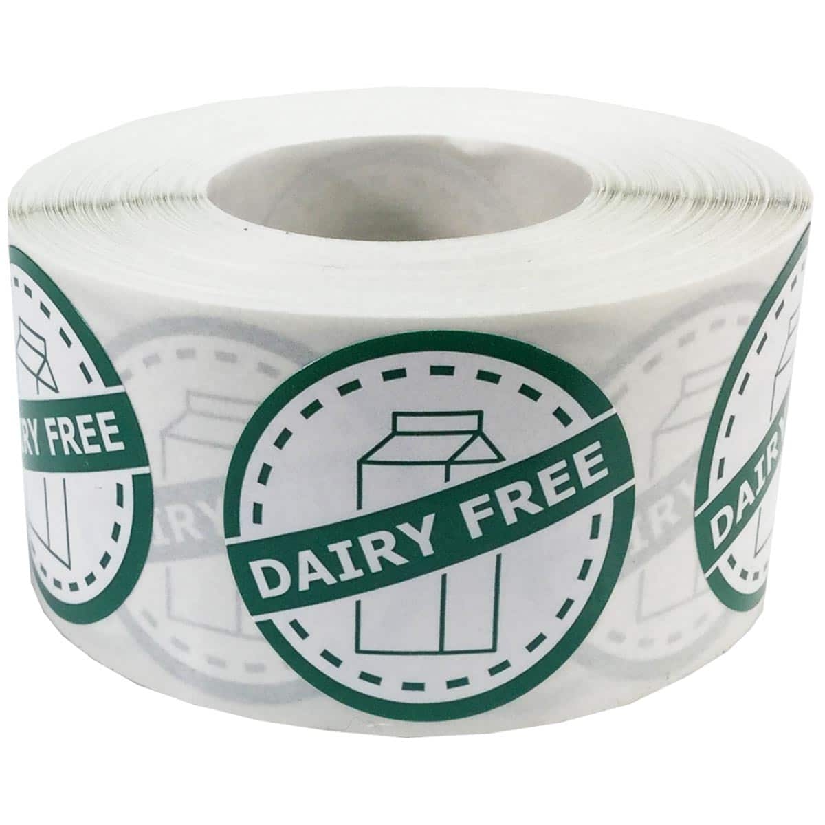 Dairy Free Diet Restrictions Labels QTY 500