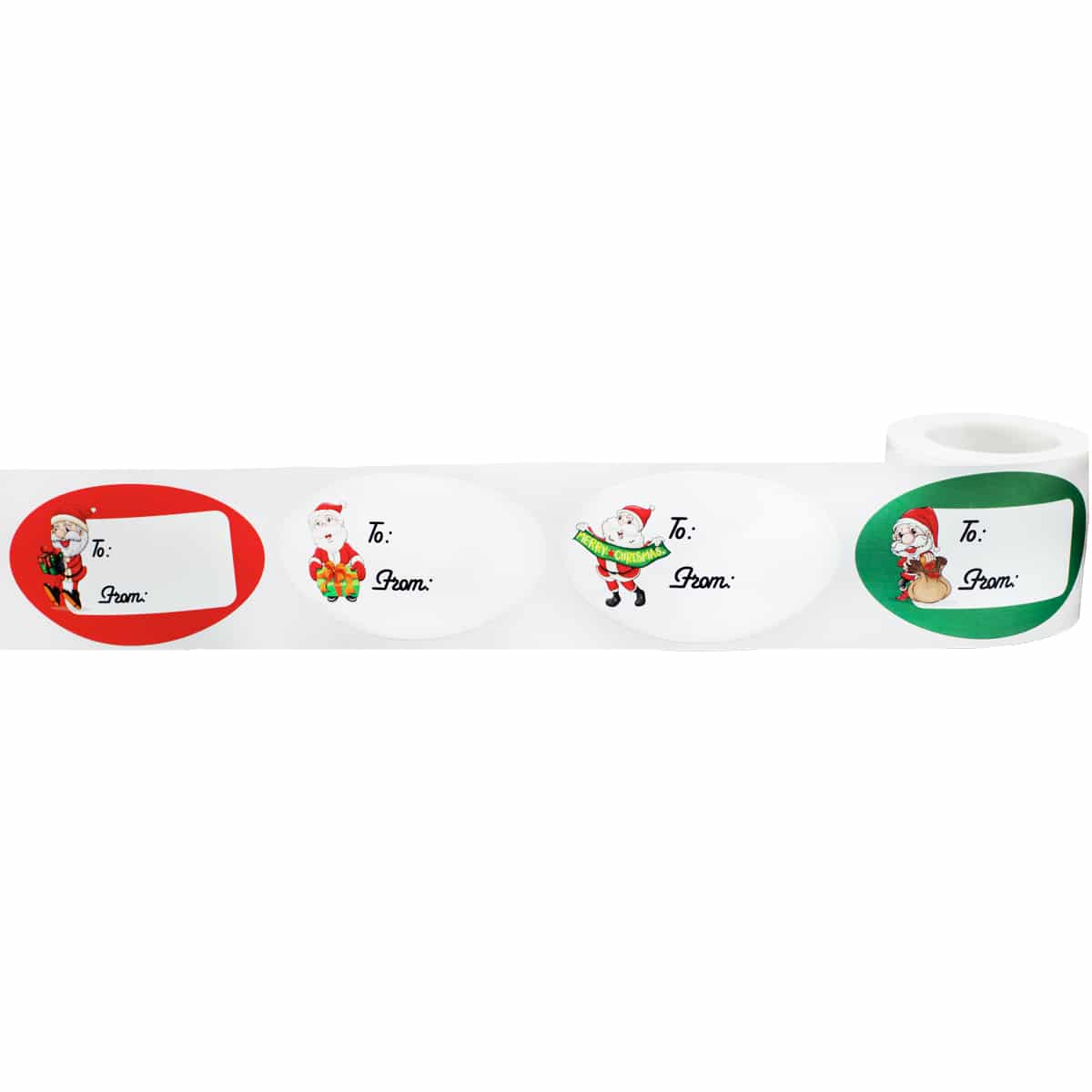 To and From Santa and Elf Gift Tags for Holiday Packaging QTY 100