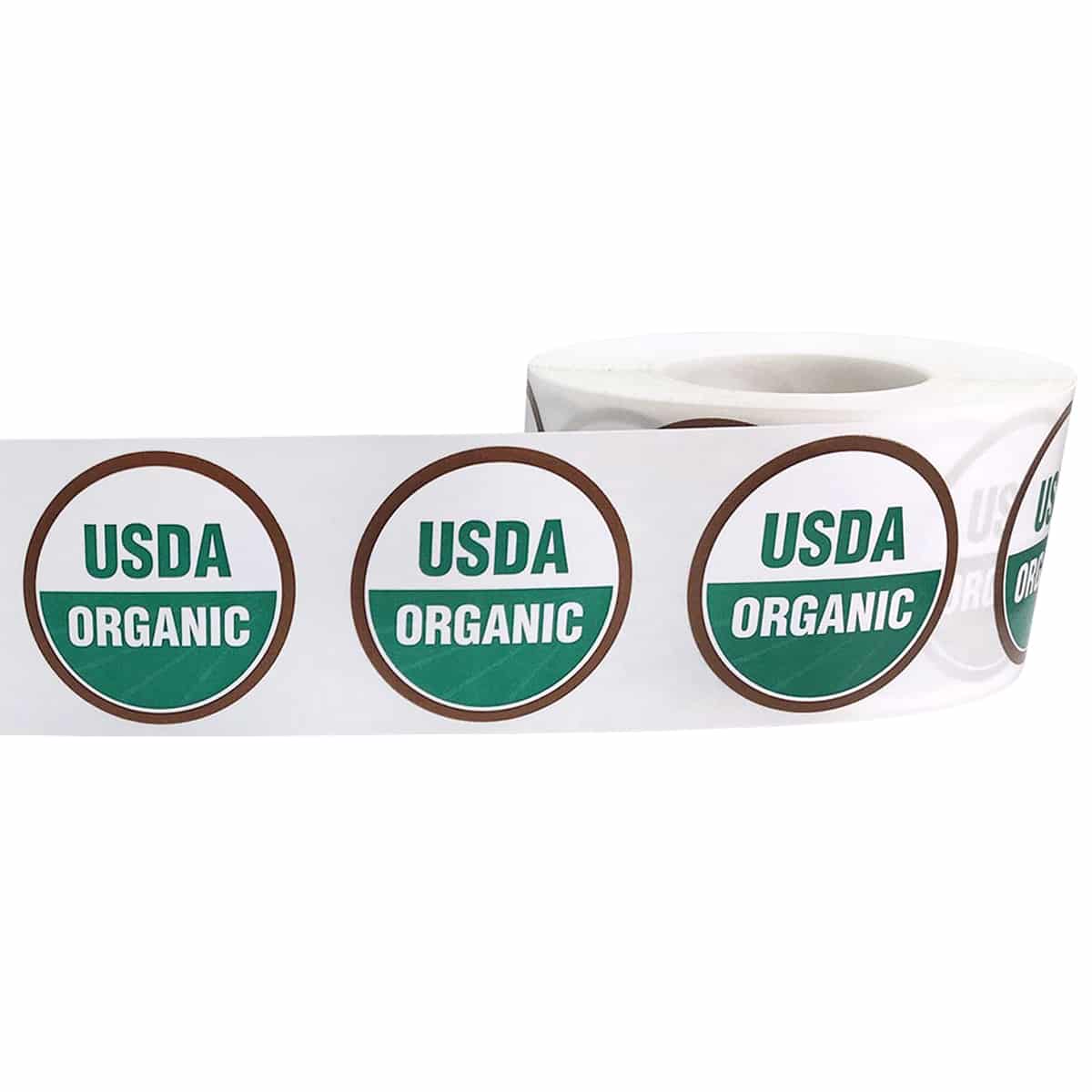 USDA Organic Deli Labels 1.25" Round QTY 500 USDA Organic Deli Labels 1.25" Round QTY 500