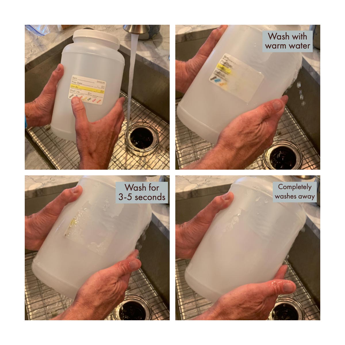 Use First Food Prep Dissolvable Labels 2" Round QTY 500 Use First Food Prep Dissolvable Labels 2" Round QTY 500