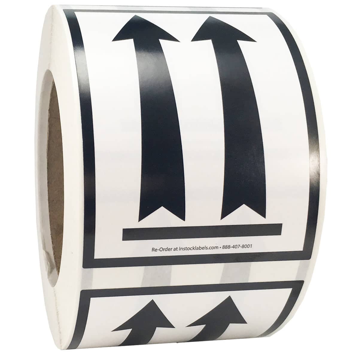 Small Black Up Arrow Labels 3 x 4 Inch QTY 500 Small Black Up Arrow Labels 3 x 4 Inch QTY 500