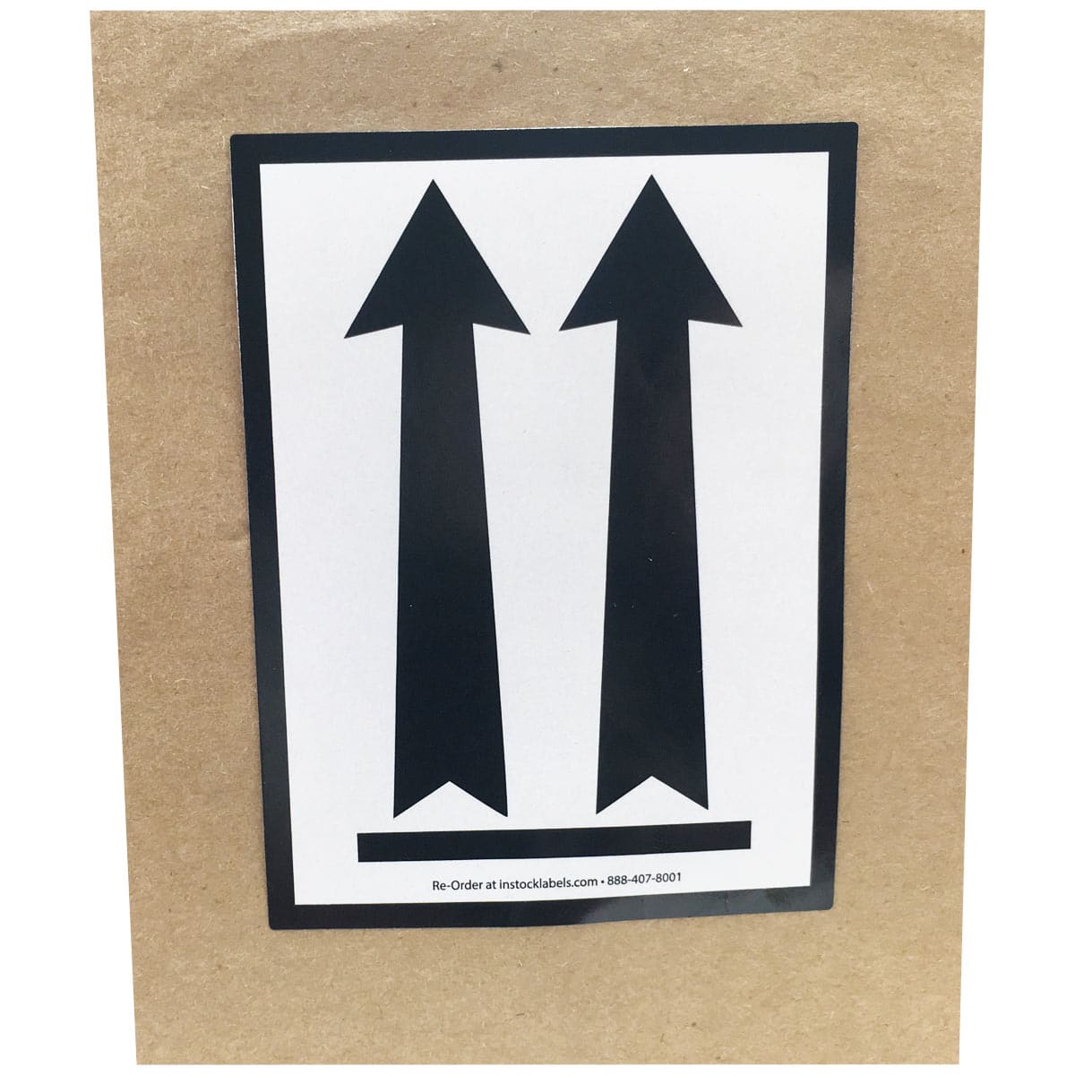 Small Black Up Arrow Labels 3 x 4 Inch QTY 500 Small Black Up Arrow Labels 3 x 4 Inch QTY 500