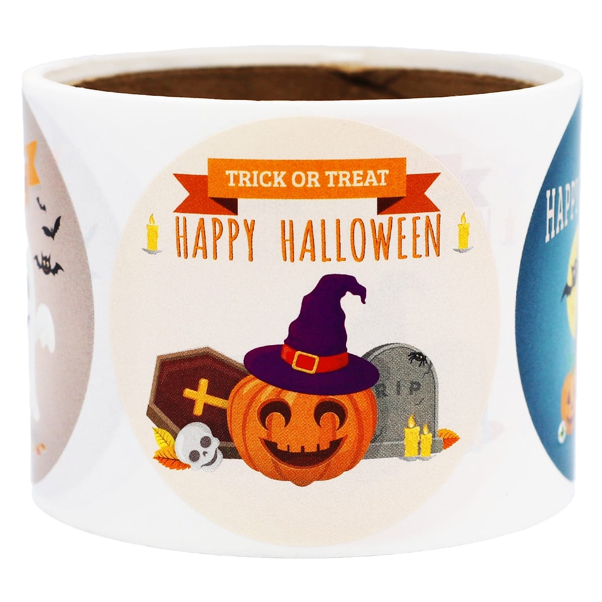 Happy Halloween Stickers - Holiday QTY 100
