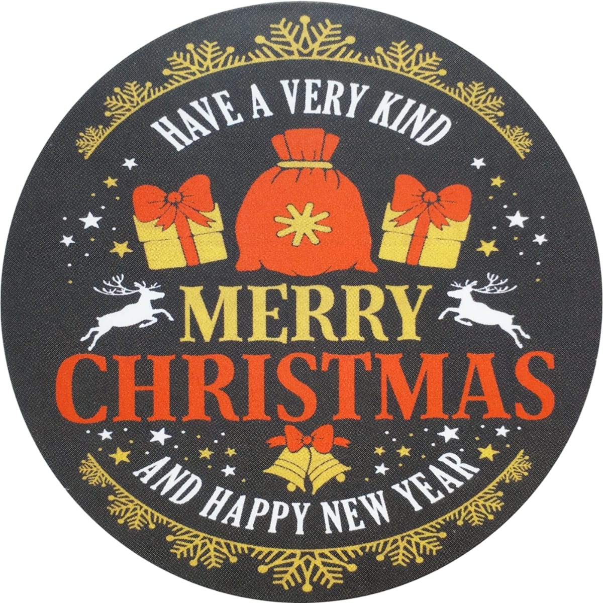 Merry Christmas and Happy New Year Stickers QTY 100