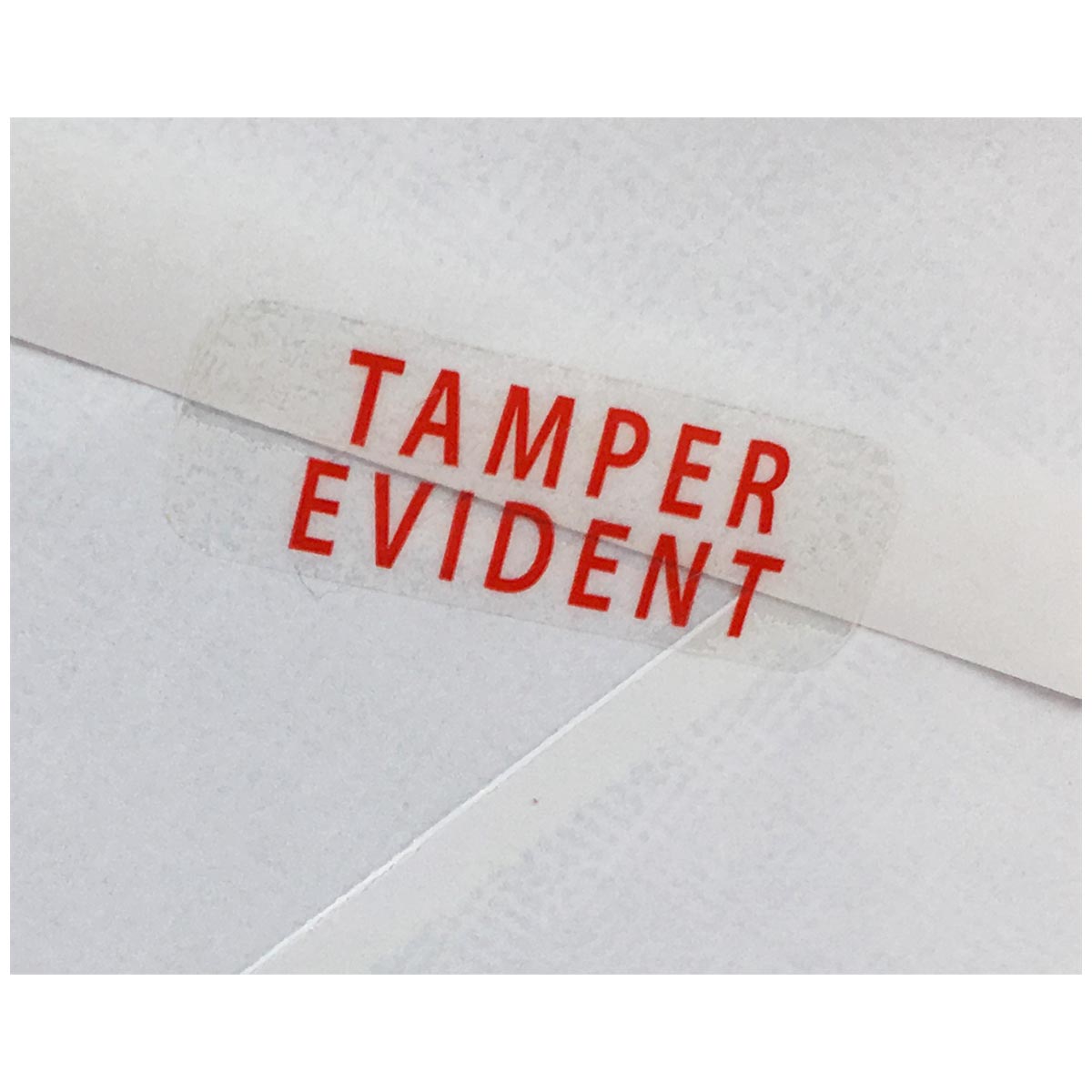 Ultra Clear Tamper Evident Seals 0.5" x 1.5" QTY 500