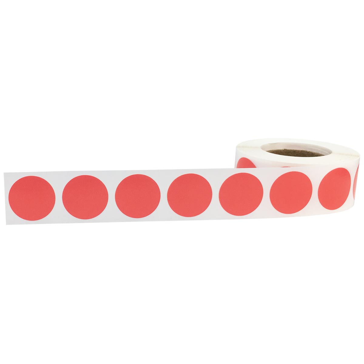Coral Color Code Labels 3/4" Round QTY 500 Coral Color Code Labels 3/4" Round QTY 500
