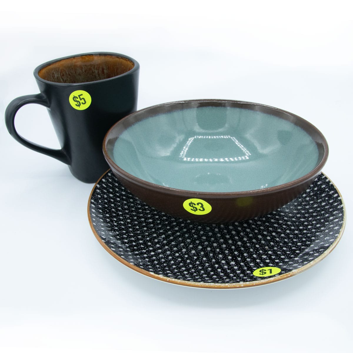 $3 Fluorescent Yellow Pricing Stickers 3/4" Round QTY 500 $3 Fluorescent Yellow Pricing Stickers 3/4" Round QTY 500