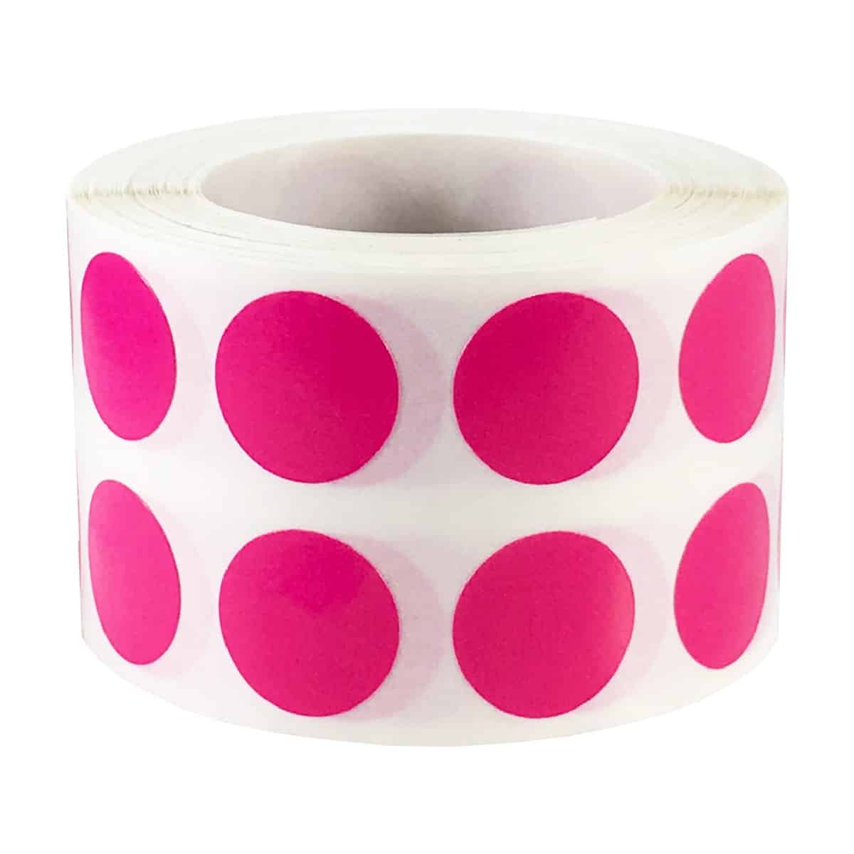 Small Berry Colored Dot Stickers 1/2" Round QTY 1,000 Small Berry Colored Dot Stickers 1/2" Round QTY 1,000