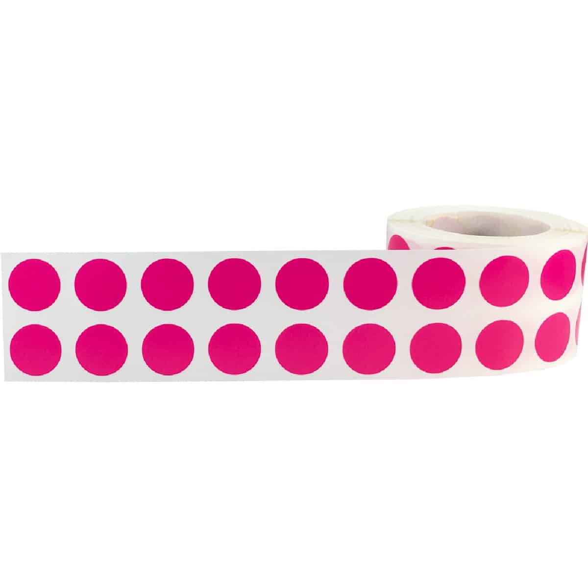 Small Berry Colored Dot Stickers 1/2" Round QTY 1,000 Small Berry Colored Dot Stickers 1/2" Round QTY 1,000