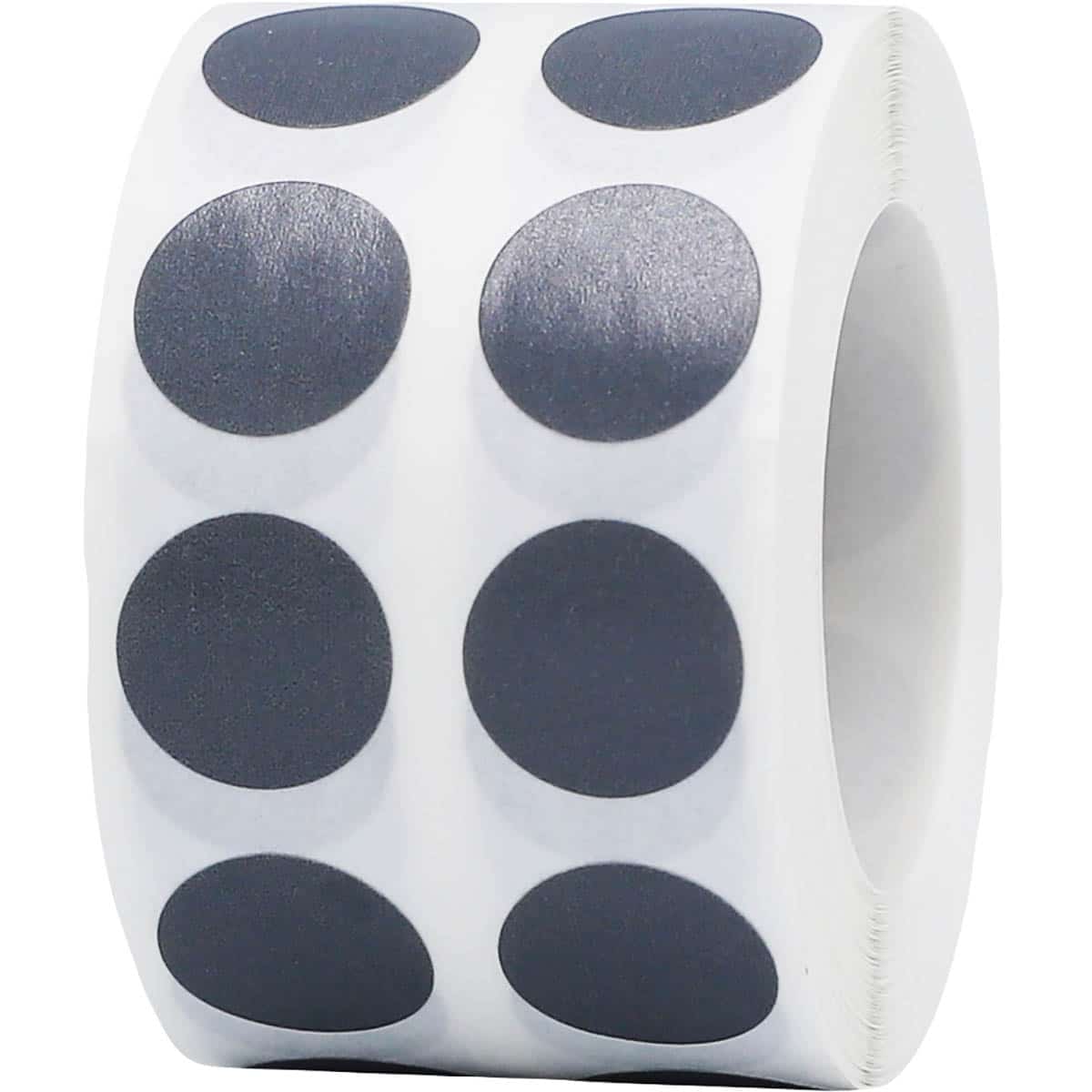 Small Steel Dot Stickers 1/2" Round QTY 1,000