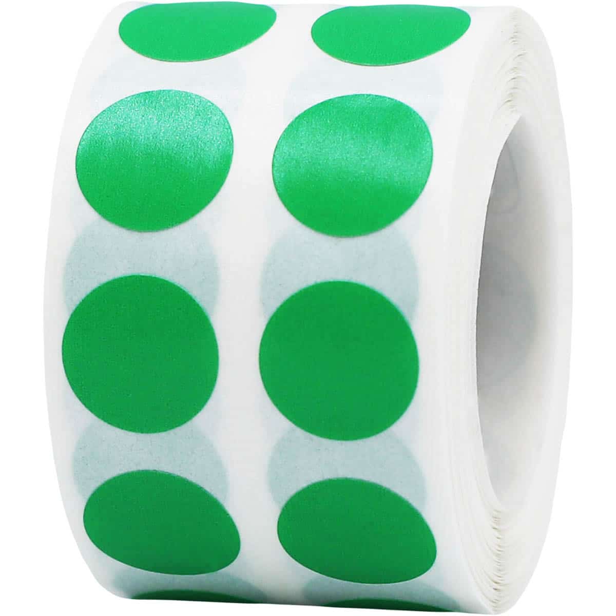 Small Spring Green Dot Stickers 1/2" Round QTY 1,000 Small Spring Green Dot Stickers 1/2" Round QTY 1,000