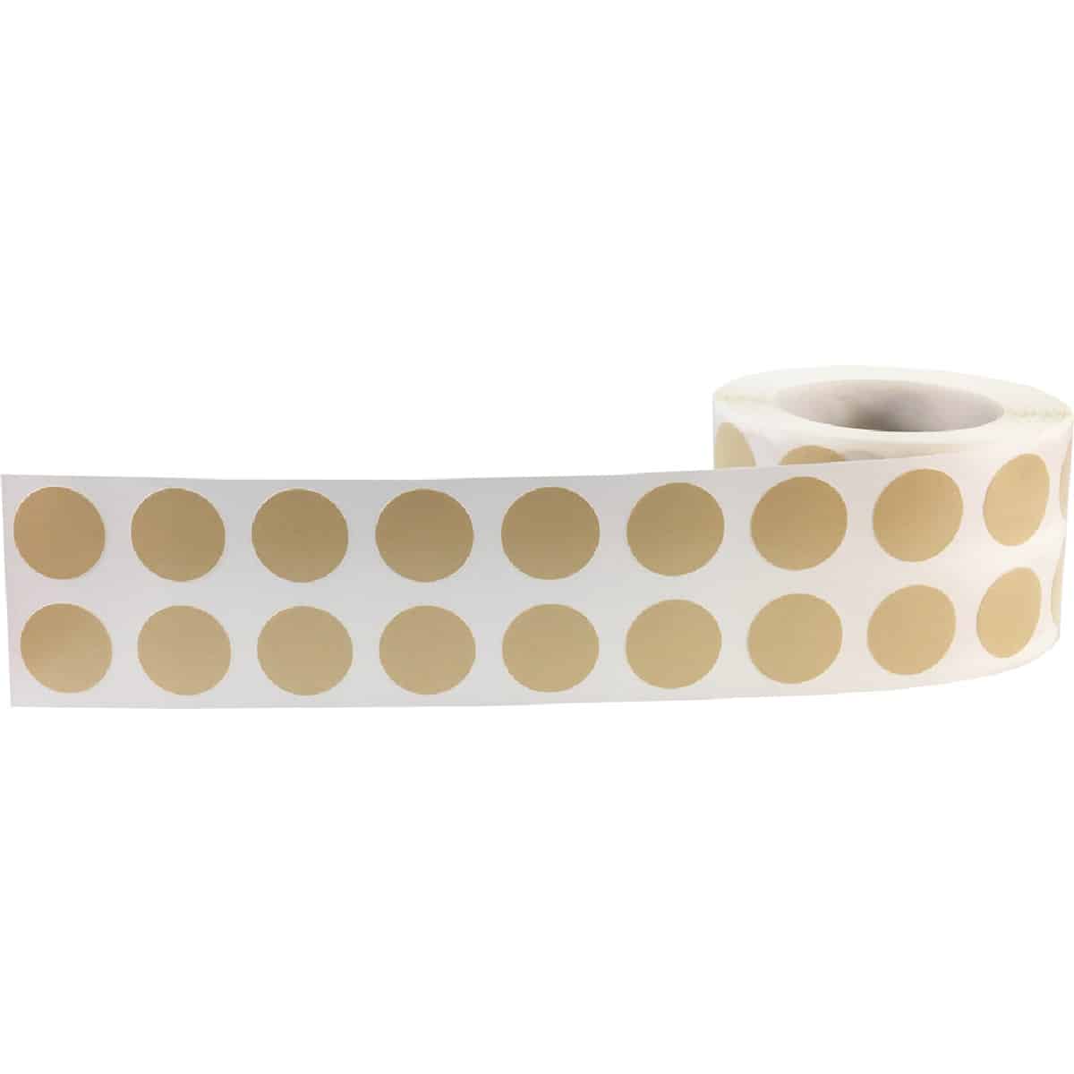 Small Beige Dot Stickers 1/2" Round QTY 1,000 Small Beige Dot Stickers 1/2" Round QTY 1,000