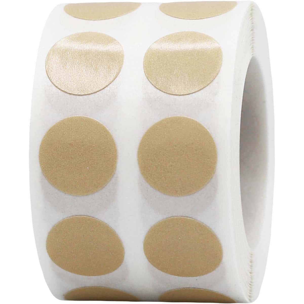 Small Beige Dot Stickers 1/2" Round QTY 1,000 Small Beige Dot Stickers 1/2" Round QTY 1,000