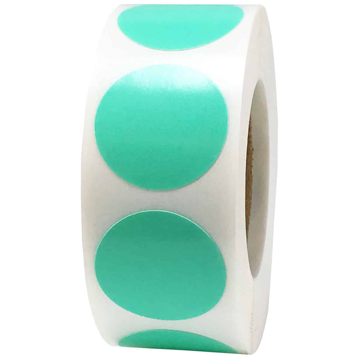 Wintergreen Color Code Labels 3/4" Round