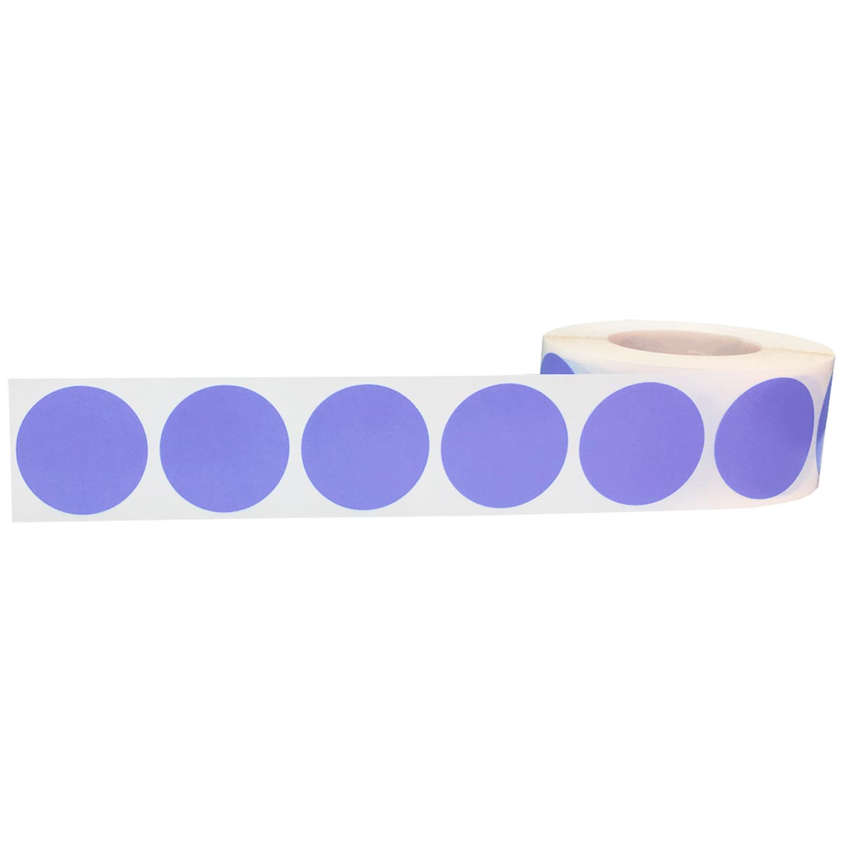 Periwinkle Colored Labels 1" Round QTY 500 Periwinkle Colored Labels 1" Round QTY 500