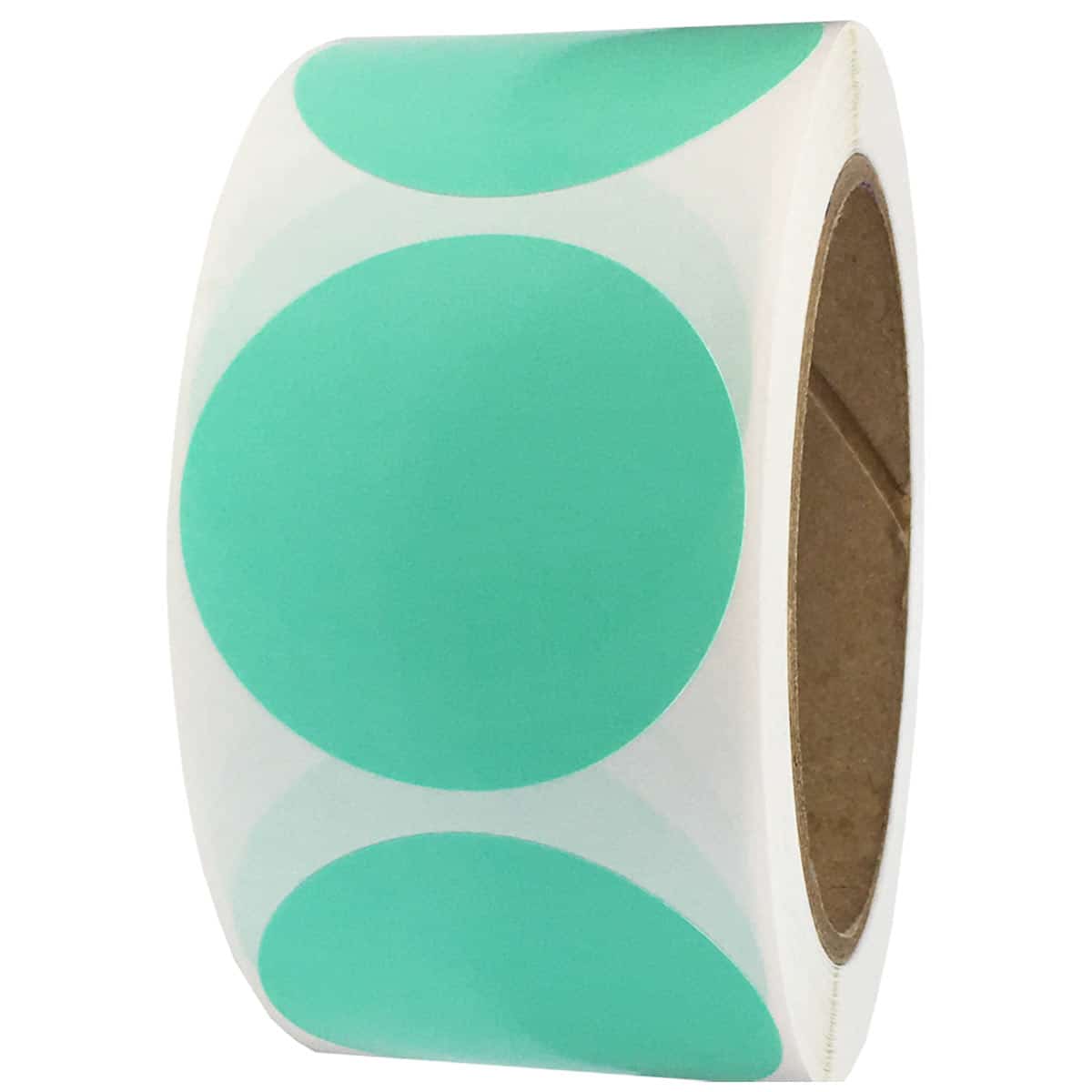 Wintergreen Color Stickers 2" Round QTY 500 Wintergreen Color Stickers 2" Round QTY 500