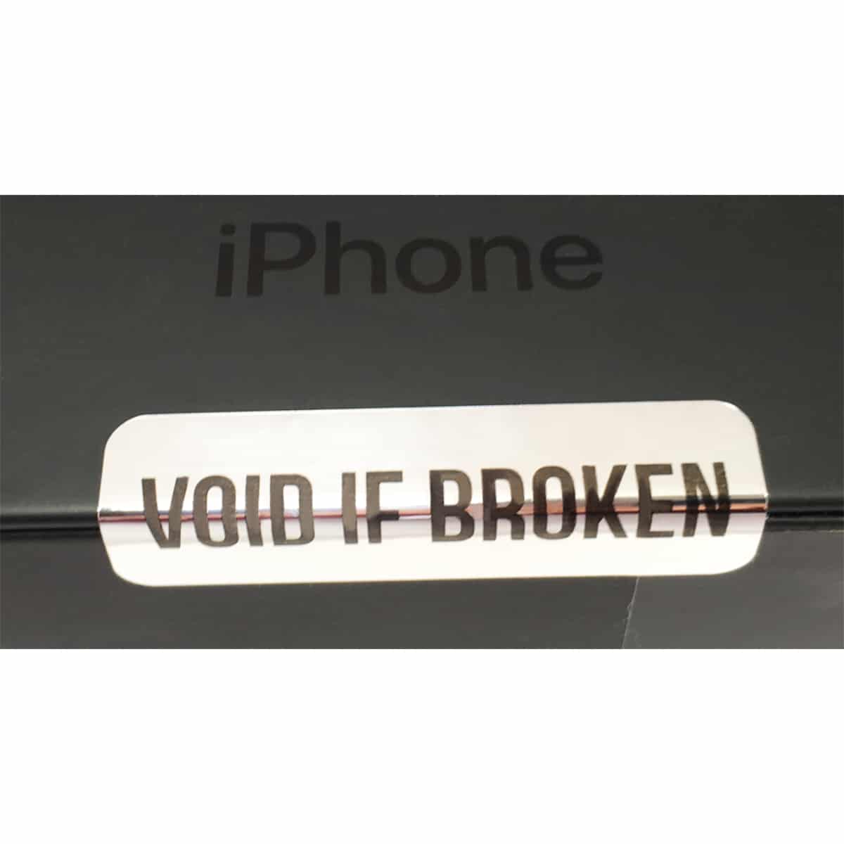 Silver Void If Broken Stickers QTY 500 Silver Void If Broken Stickers QTY 500