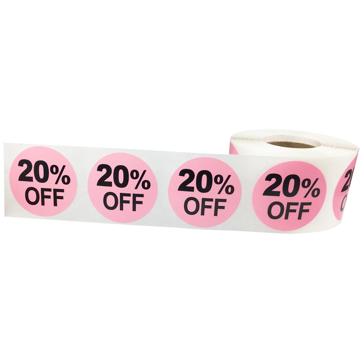 20 Percent Off Labels 1.5" QTY 500 20 Percent Off Labels 1.5" QTY 500