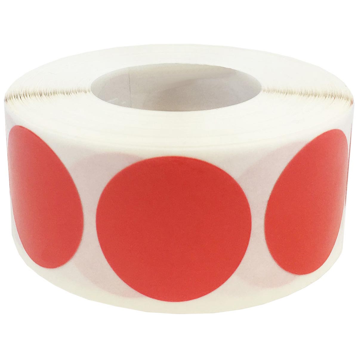 Red Weather Resistant Labels 1" Round QTY 500 Red Weather Resistant Labels 1" Round QTY 500