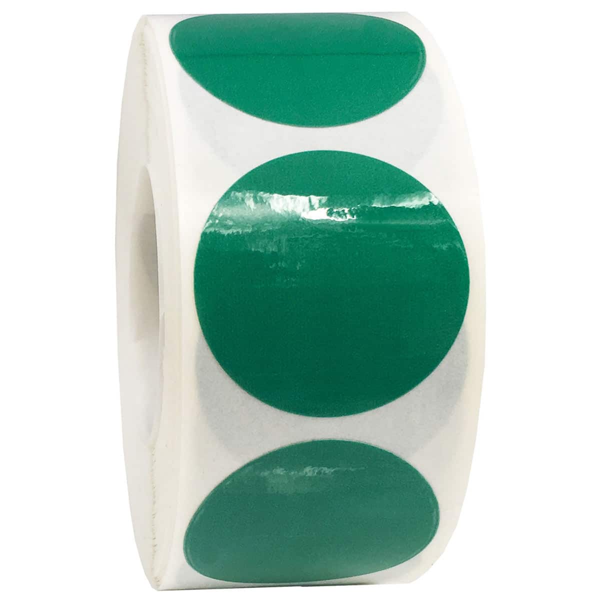Green Weather Resistant Labels 1" Round QTY 500 Green Weather Resistant Labels 1" Round QTY 500