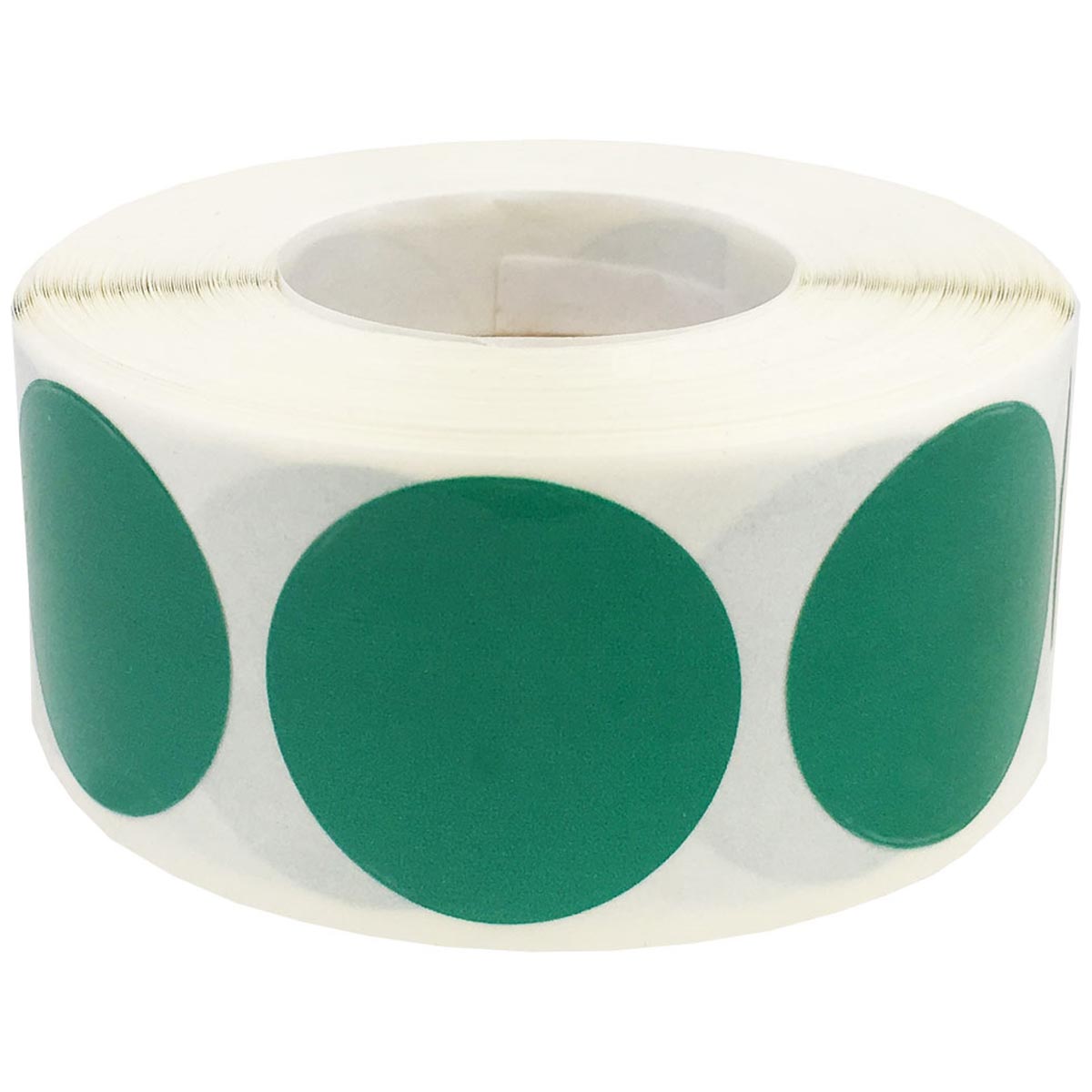Green Weather Resistant Labels 1" Round QTY 500 Green Weather Resistant Labels 1" Round QTY 500