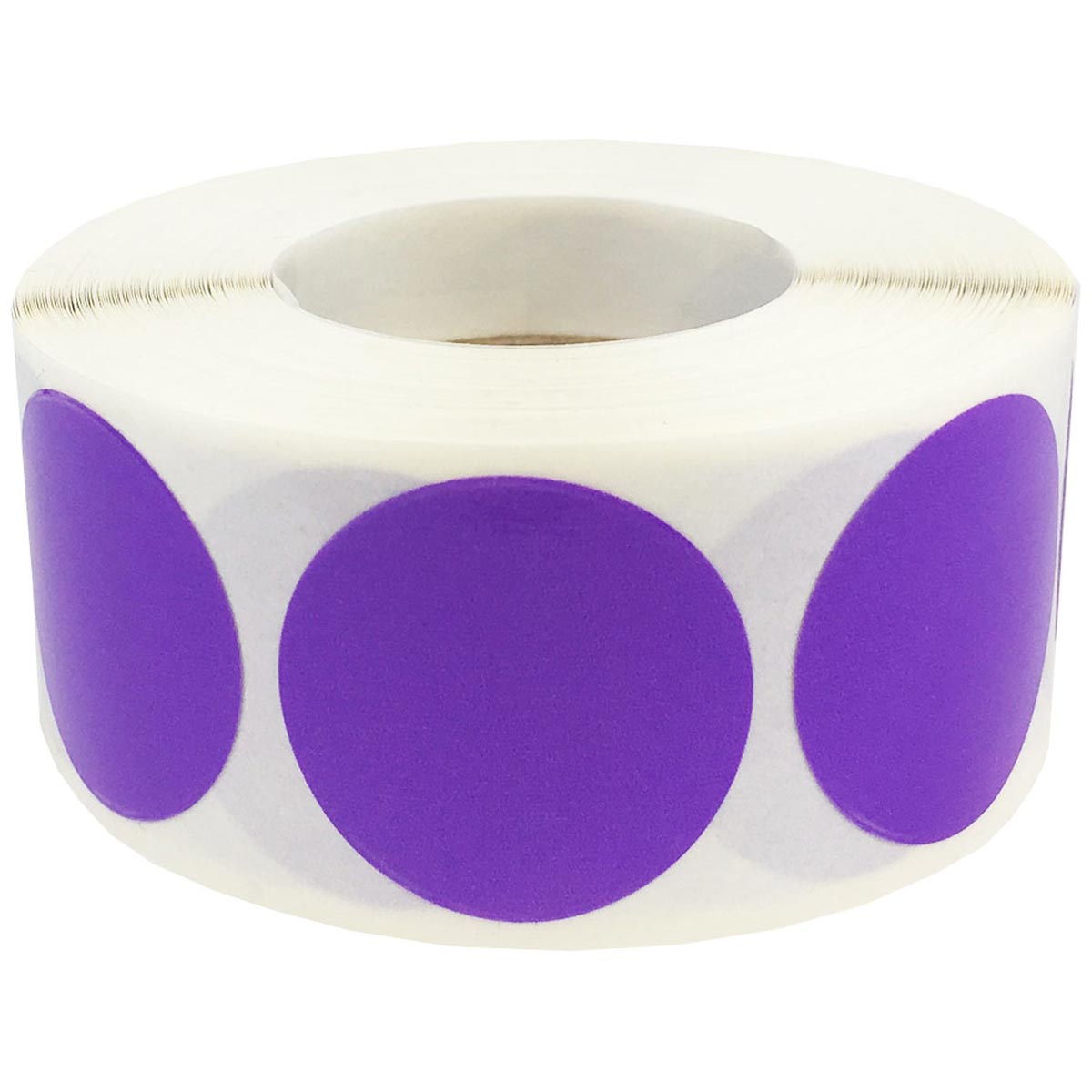 Purple Weather Resistant Labels 1" Round QTY 500 Purple Weather Resistant Labels 1" Round QTY 500