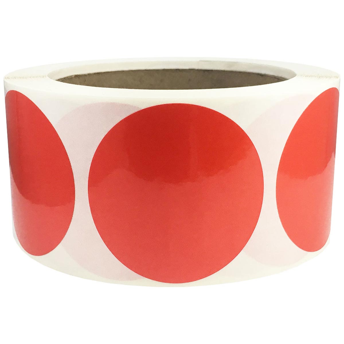 Red Weather Resistant Labels 2" Round QTY 500 Red Weather Resistant Labels 2" Round QTY 500