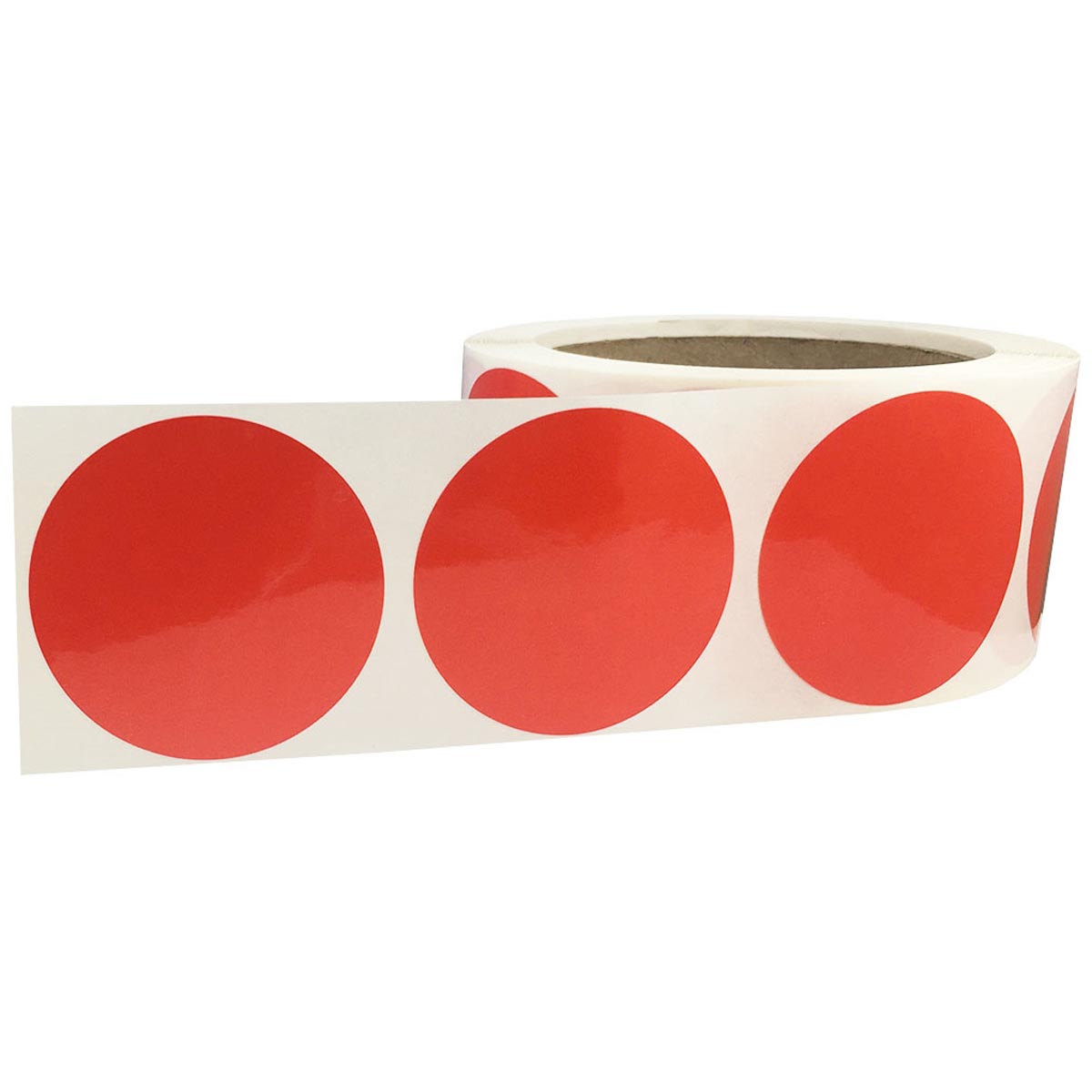 Red Weather Resistant Labels 2" Round QTY 500 Red Weather Resistant Labels 2" Round QTY 500