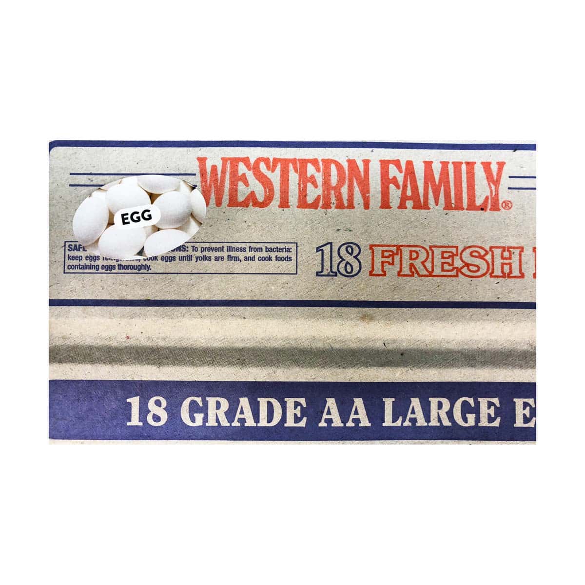 Baked Goods Labels with Real Images of Egg QTY 500