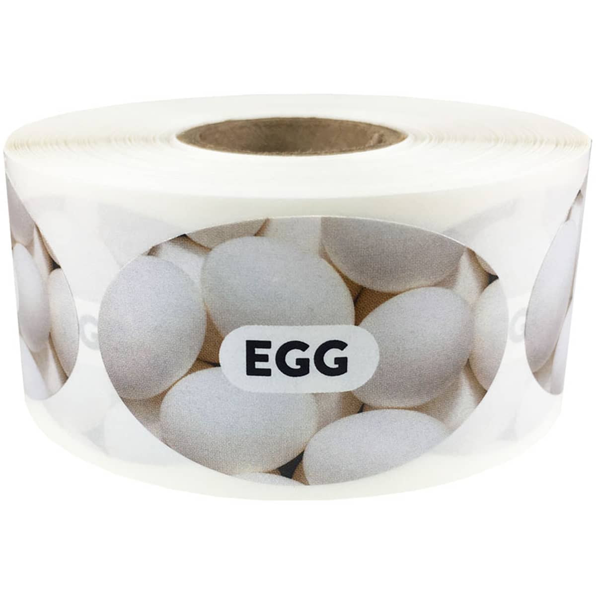 Baked Goods Labels with Real Images of Egg QTY 500