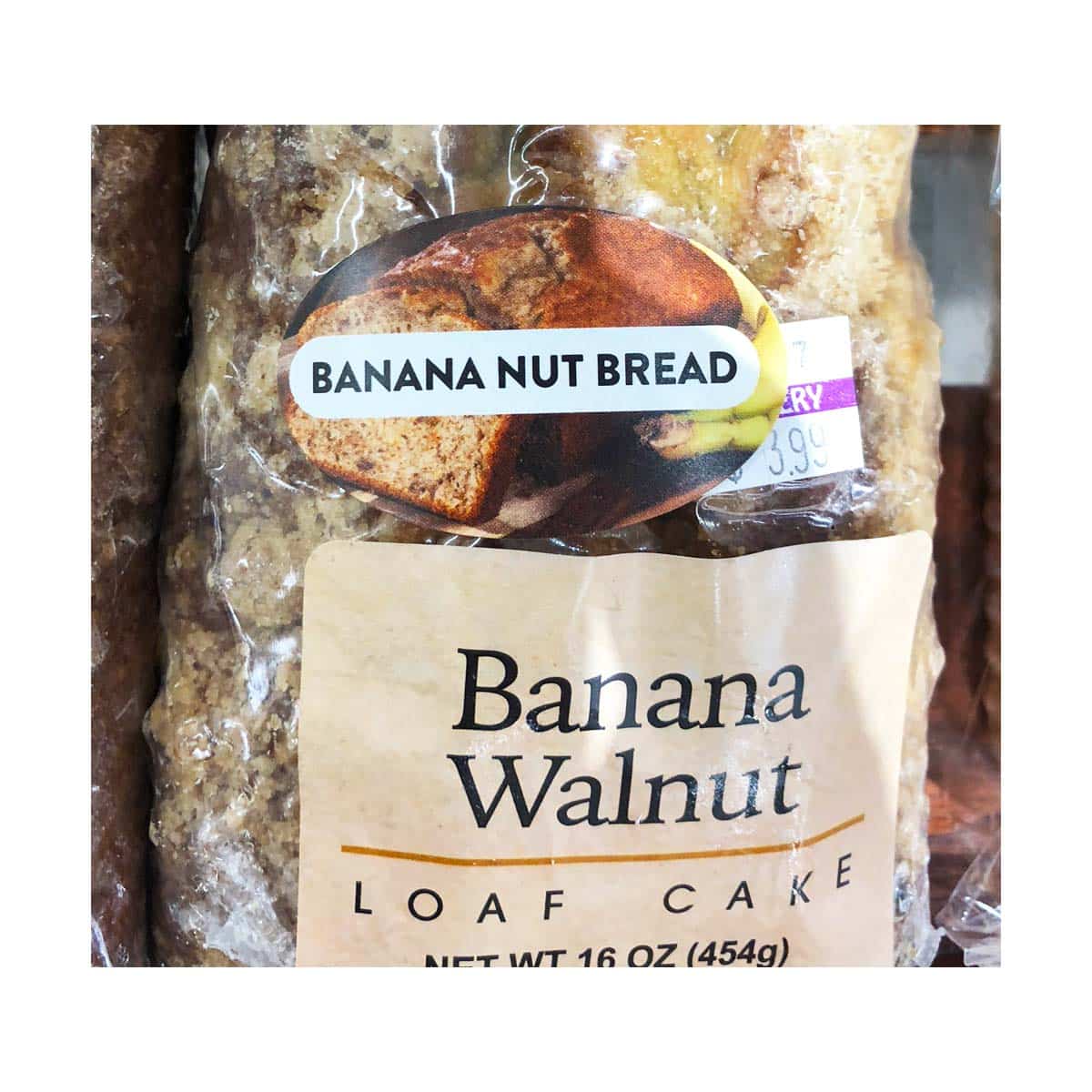 Baked Goods Labels with Real Images of Banana Nut Bread QTY 500 Baked Goods Labels with Real Images of Banana Nut Bread QTY 500