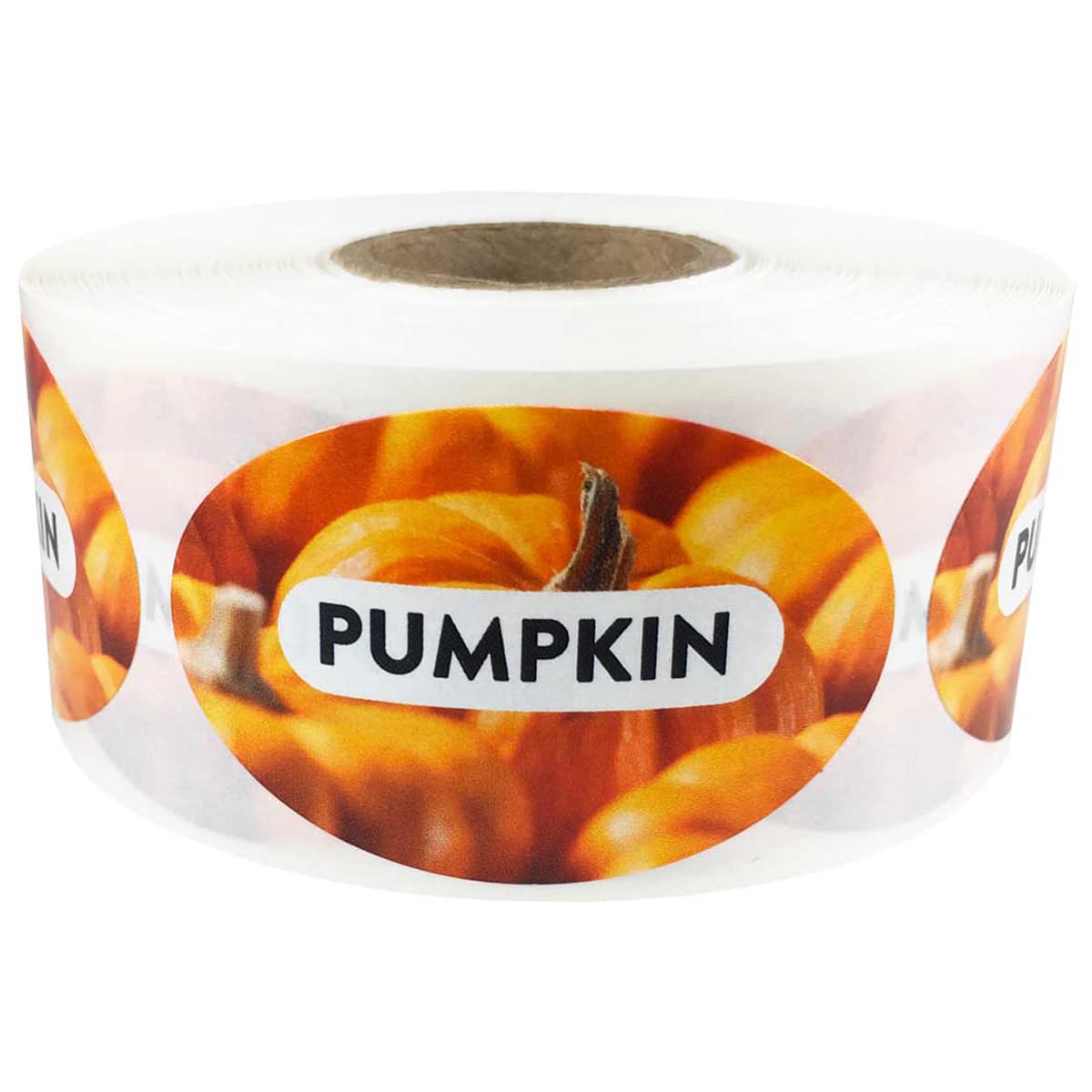 Pumpkin Labels Labels with Real Image QTY 500 Pumpkin Labels Labels with Real Image QTY 500