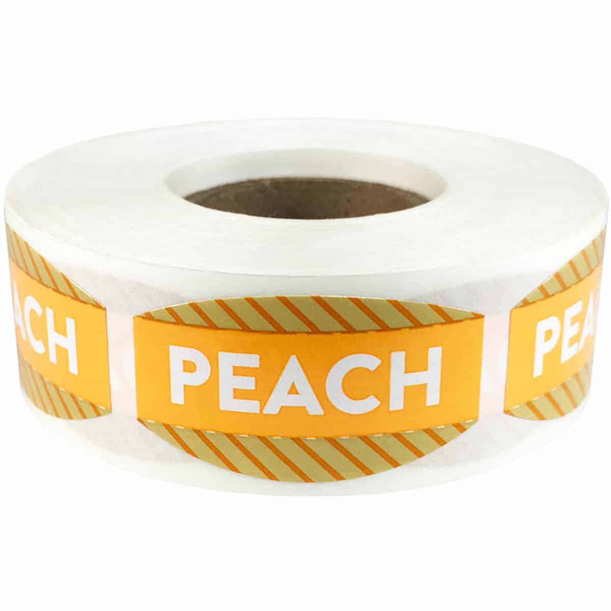 Peach Labels for Bakery QTY 500