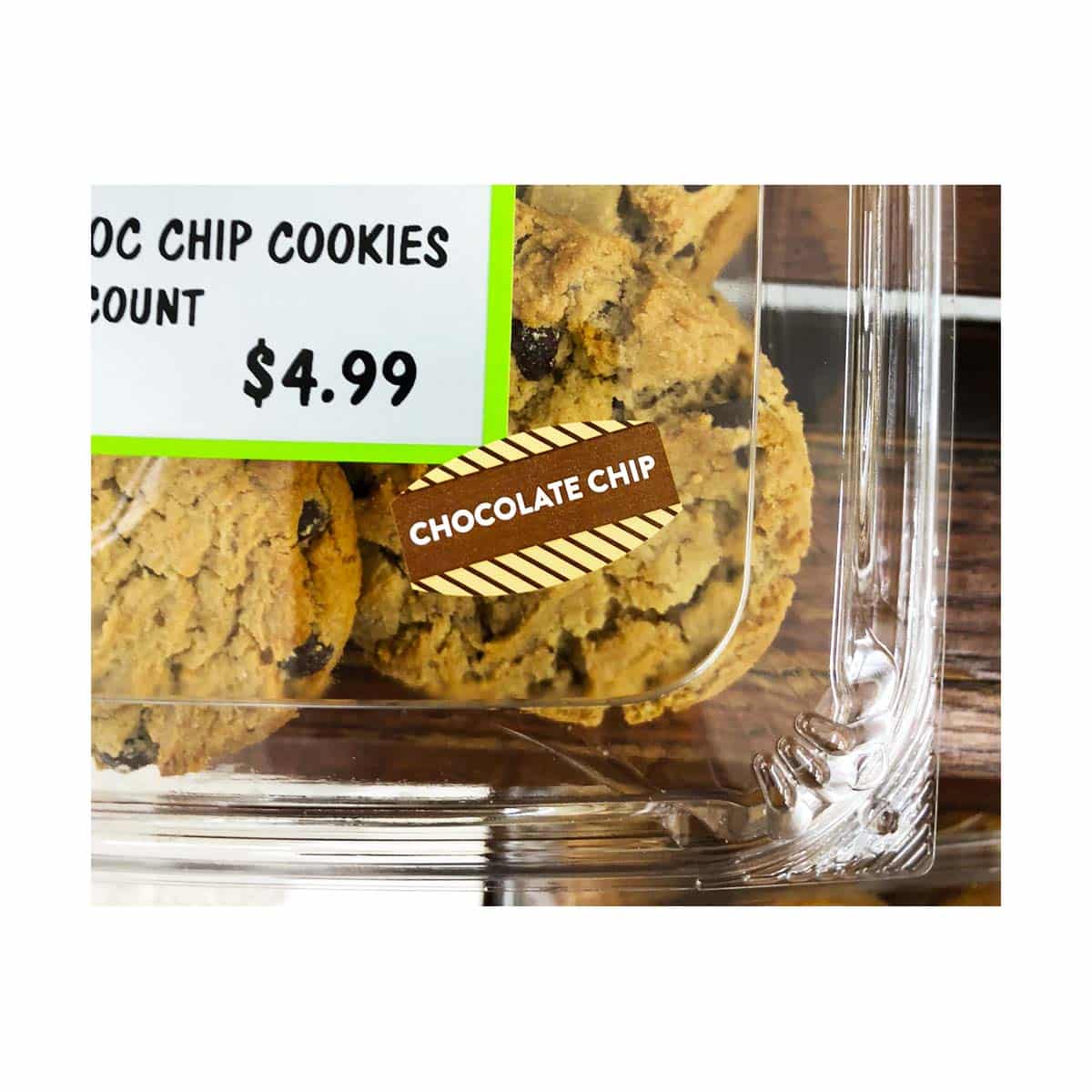 Chocolate Chip Labels QTY 500