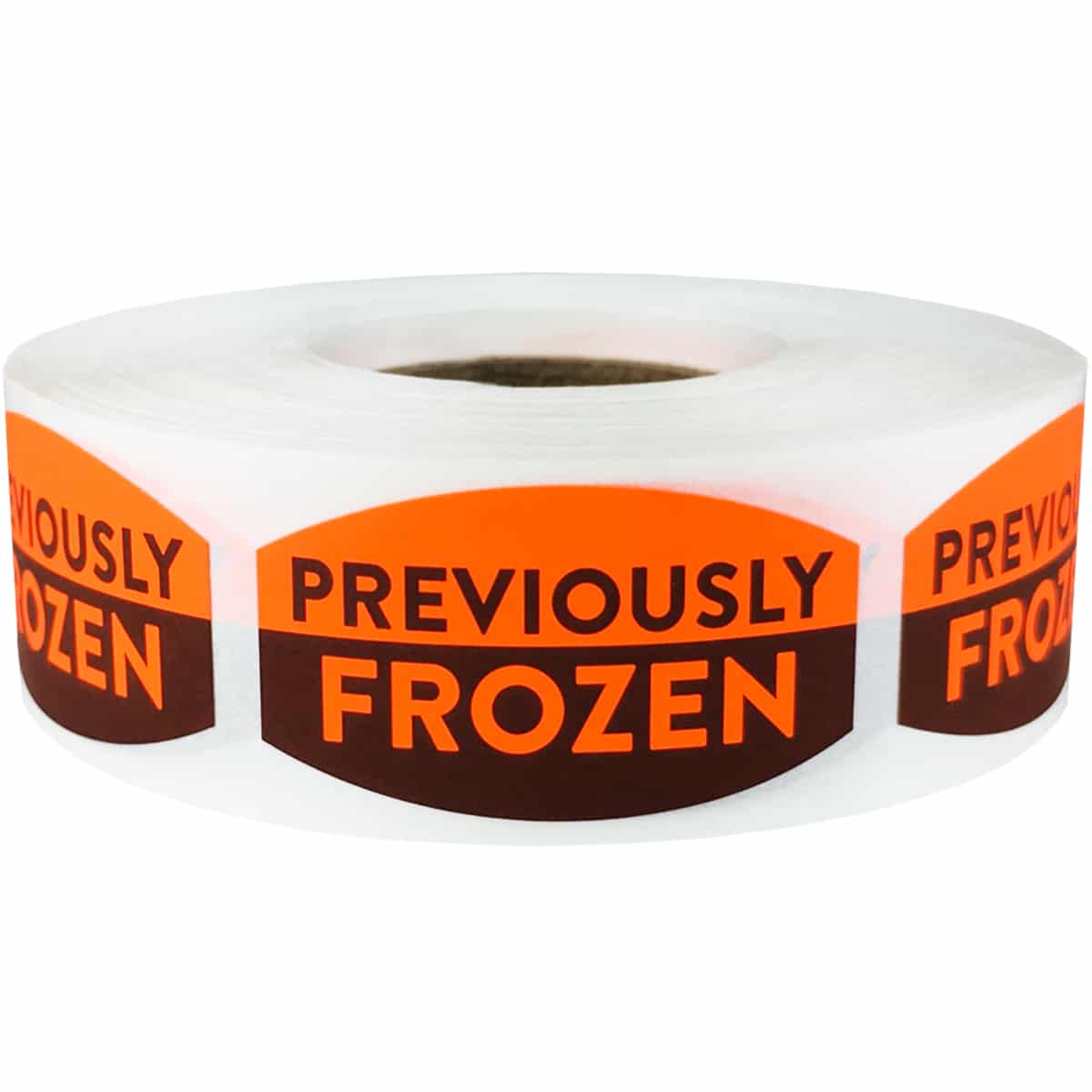 Grocery Labels that say Previously Frozen QTY 500 Grocery Labels that say Previously Frozen QTY 500
